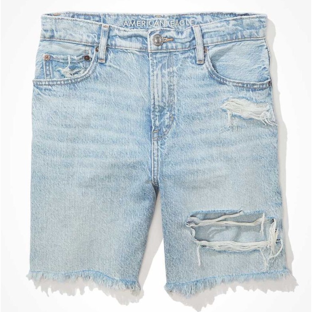 AE Low-Rise Denim Baggy Short